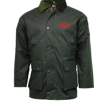 I'm Walsall Till I Die Embroidered Padded Wax Jacket