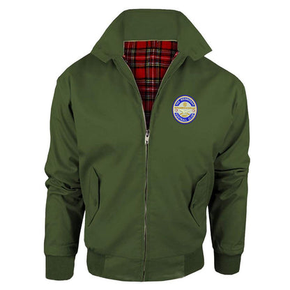 Retro The Wednesday Embroidered Classic Harrington Jacket