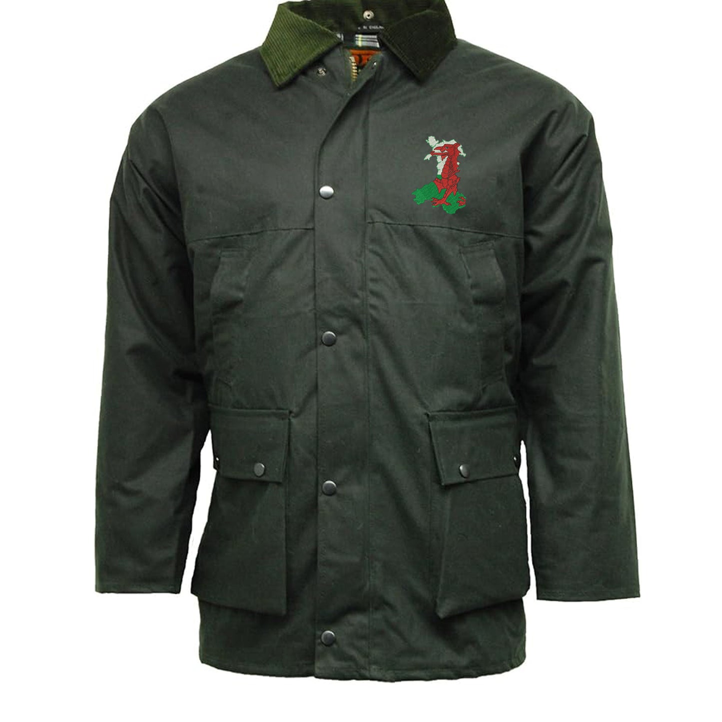 Wales Flag Map Jacket