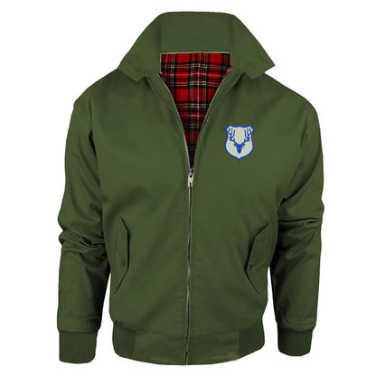 Retro Ross County Embroidered Classic Harrington Jacket