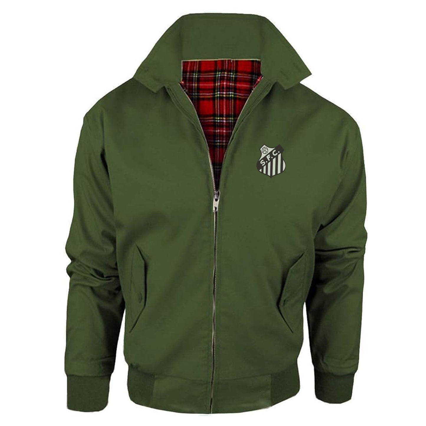 Retro Santos 1948 Embroidered Classic Harrington Jacket