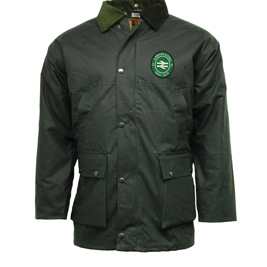 Cabbage & Ribs Away Days Embroidered Padded Wax Jacket