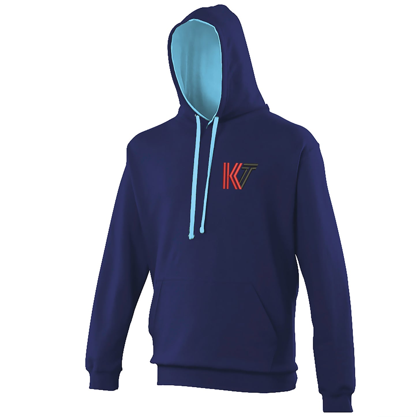 Retro Kettering Town Embroidered Contrast Hoodie