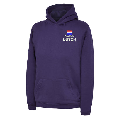 Proud to be Dutch Embroidered Children's Hoodie