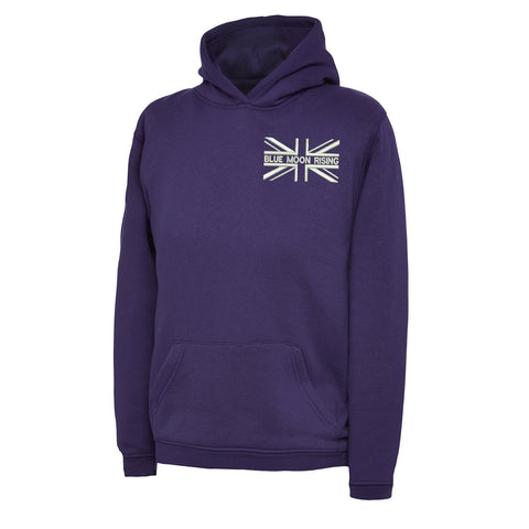 Blue Moon Rising Union Jack Hoodie