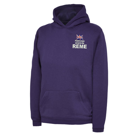 Proud to Have Served in The REME Embroidered Children's Hoodie