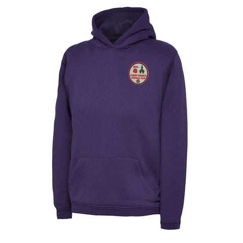 Retro Christ Church FC Embroidered Children's Hoodie