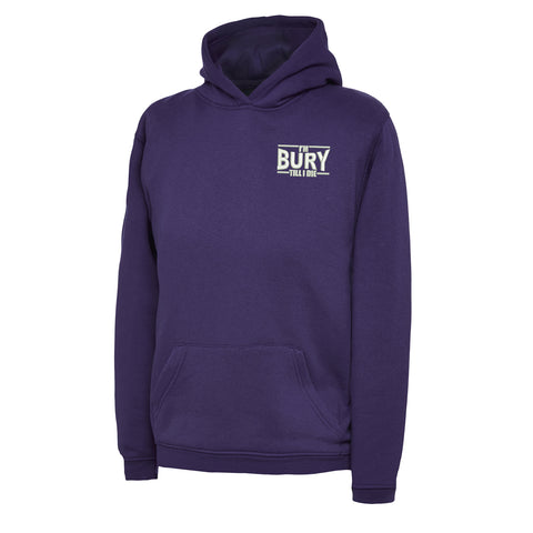 I'm Bury Till I Die Embroidered Children's Hoodie