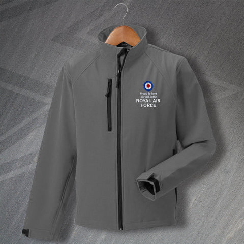 RAF Jacket Embroidered Softshell Proud to Have Served