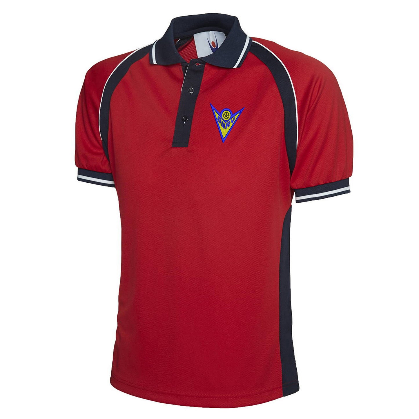 Retro Bury 1974 Embroidered Polyester Sports Polo Shirt