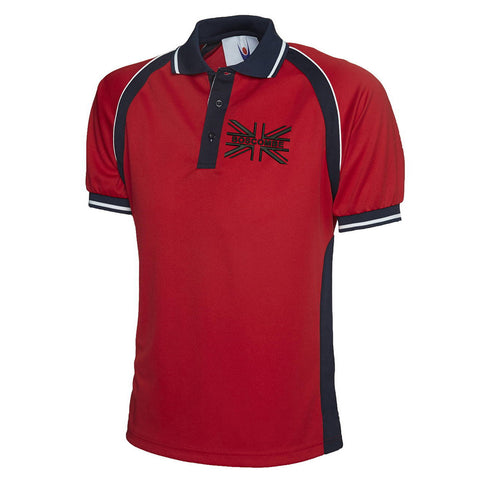 Boscombe Union Jack Embroidered Sports Polo Shirt