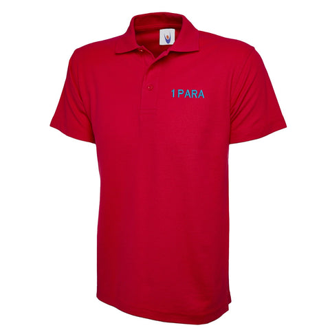 1 PARA Embroidered Classic Polo Shirt