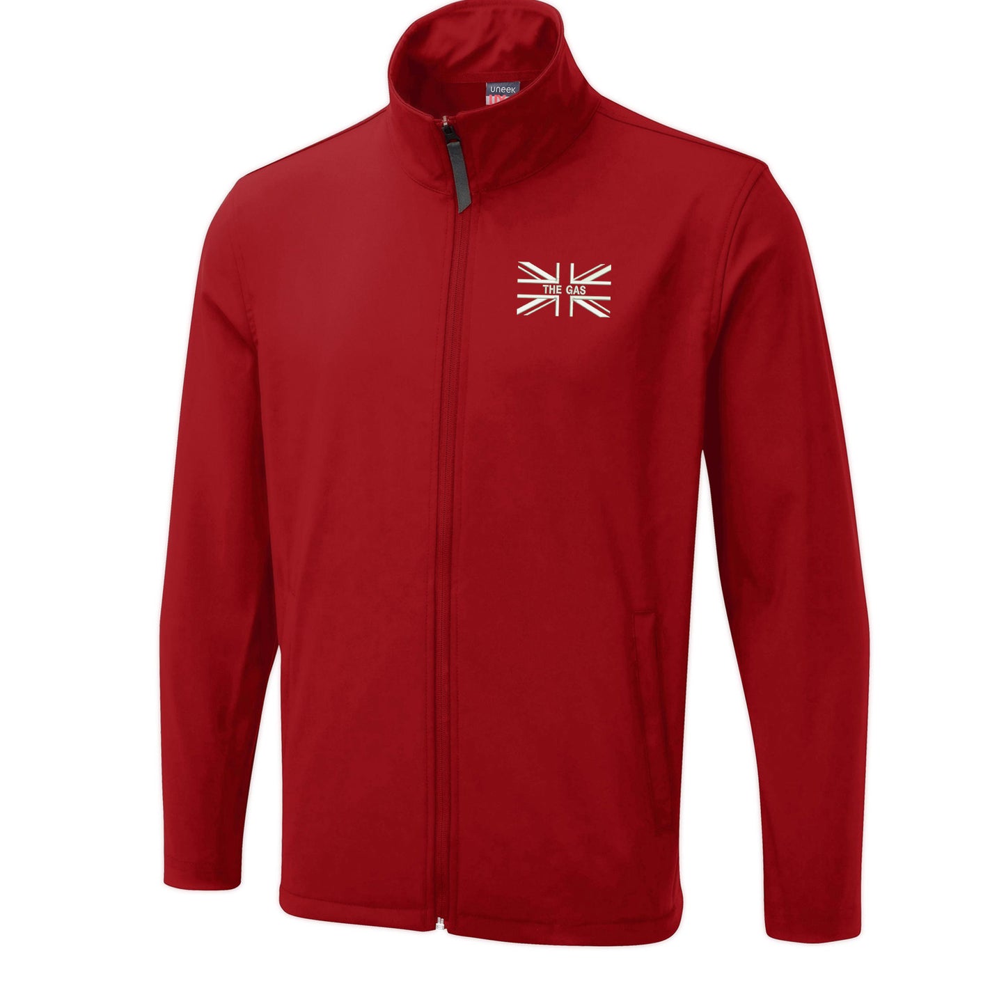 The Gas Union Jack Embroidered Lightweight Soft Shell Jacket