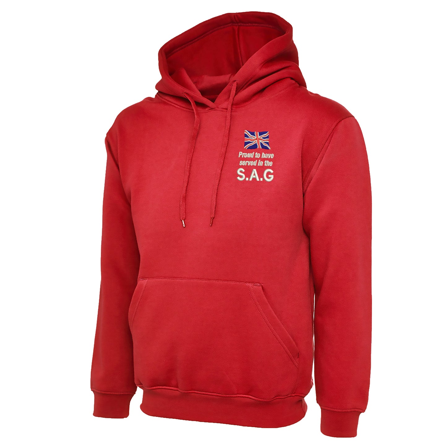 Proud to Have Served in The SAG Embroidered Classic Hoodie