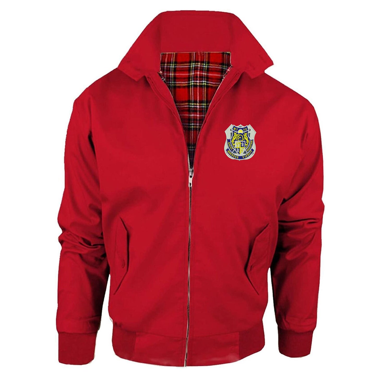 Retro Mansfield 1920s Embroidered Classic Harrington Jacket