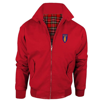 Retro Merthyr Tydfil Embroidered Classic Harrington Jacket