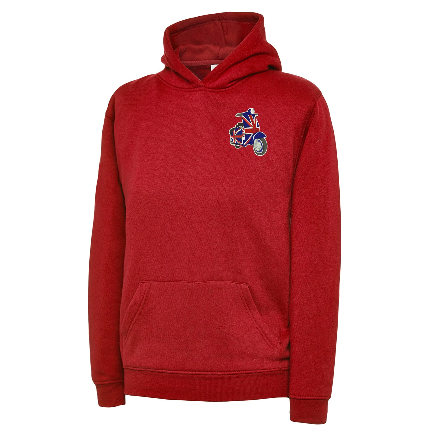 MOD Union Jack Scooter Embroidered Children's Hoodie