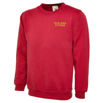 Falklands Veteran Embroidered Classic Sweatshirt