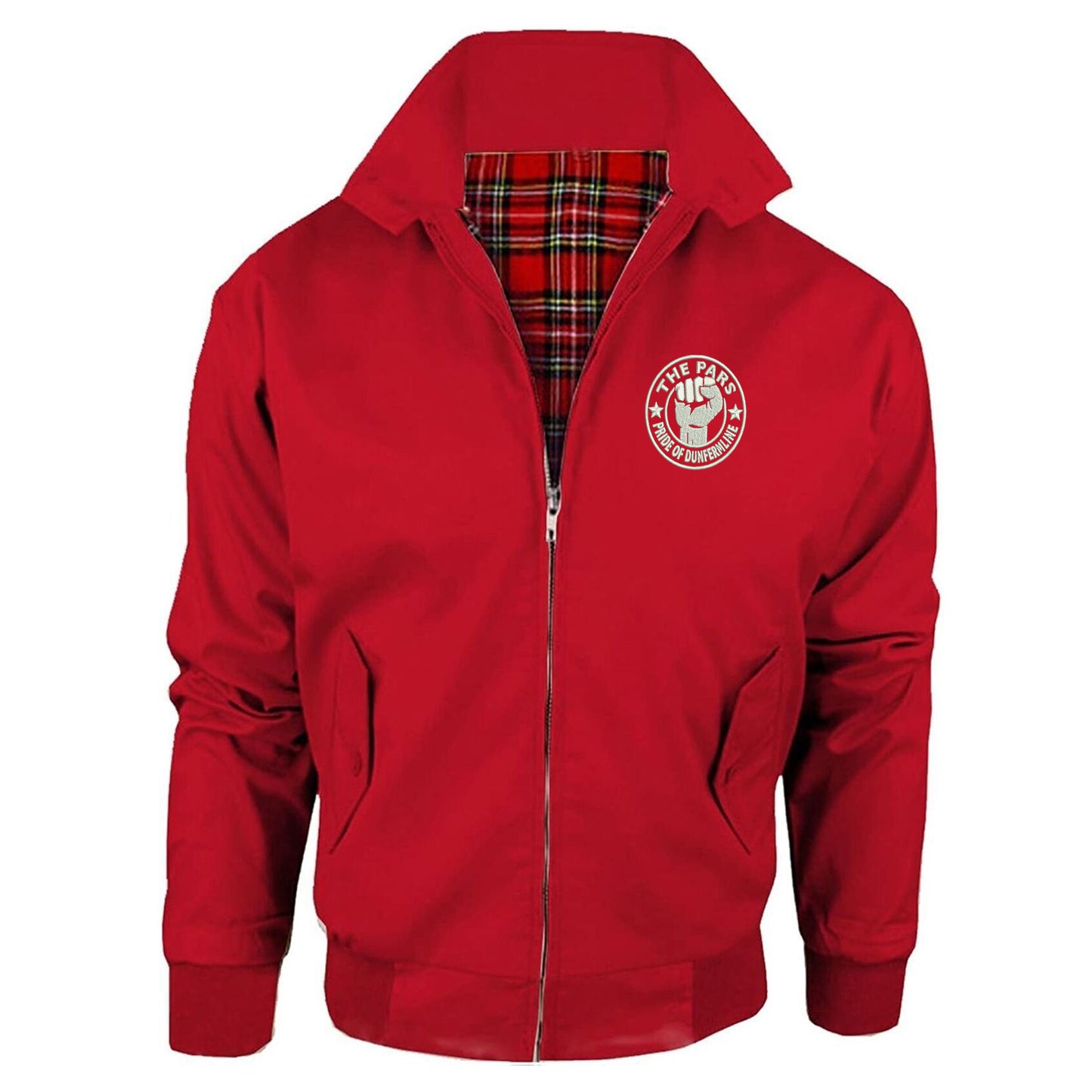 The Pars Pride of Dunfermline Embroidered Classic Harrington Jacket