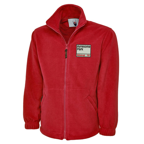 Ayresome Park TS1 Embroidered Premium Fleece Jacket