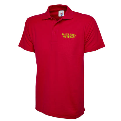 Falklands Veteran Embroidered Classic Polo Shirt