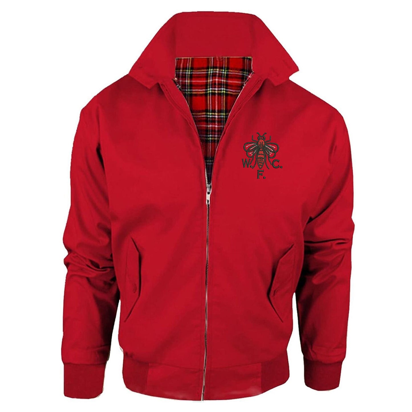 Retro Watford 1972 Embroidered Classic Harrington Jacket