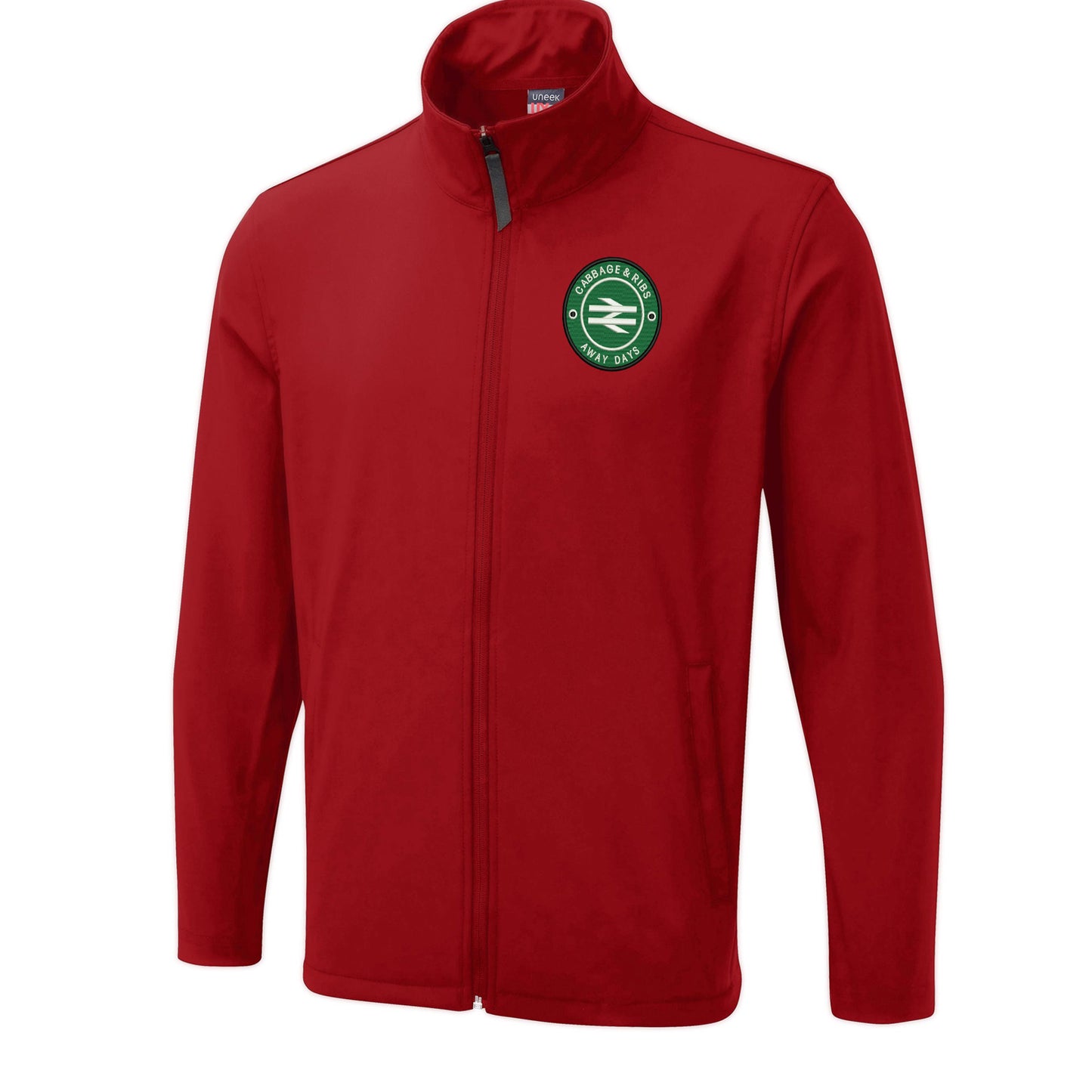 Cabbage & Ribs Away Days Embroidered Lightweight Soft Shell Jacket