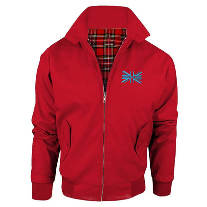 Airborne REME Union Jack Embroidered Classic Harrington Jacket