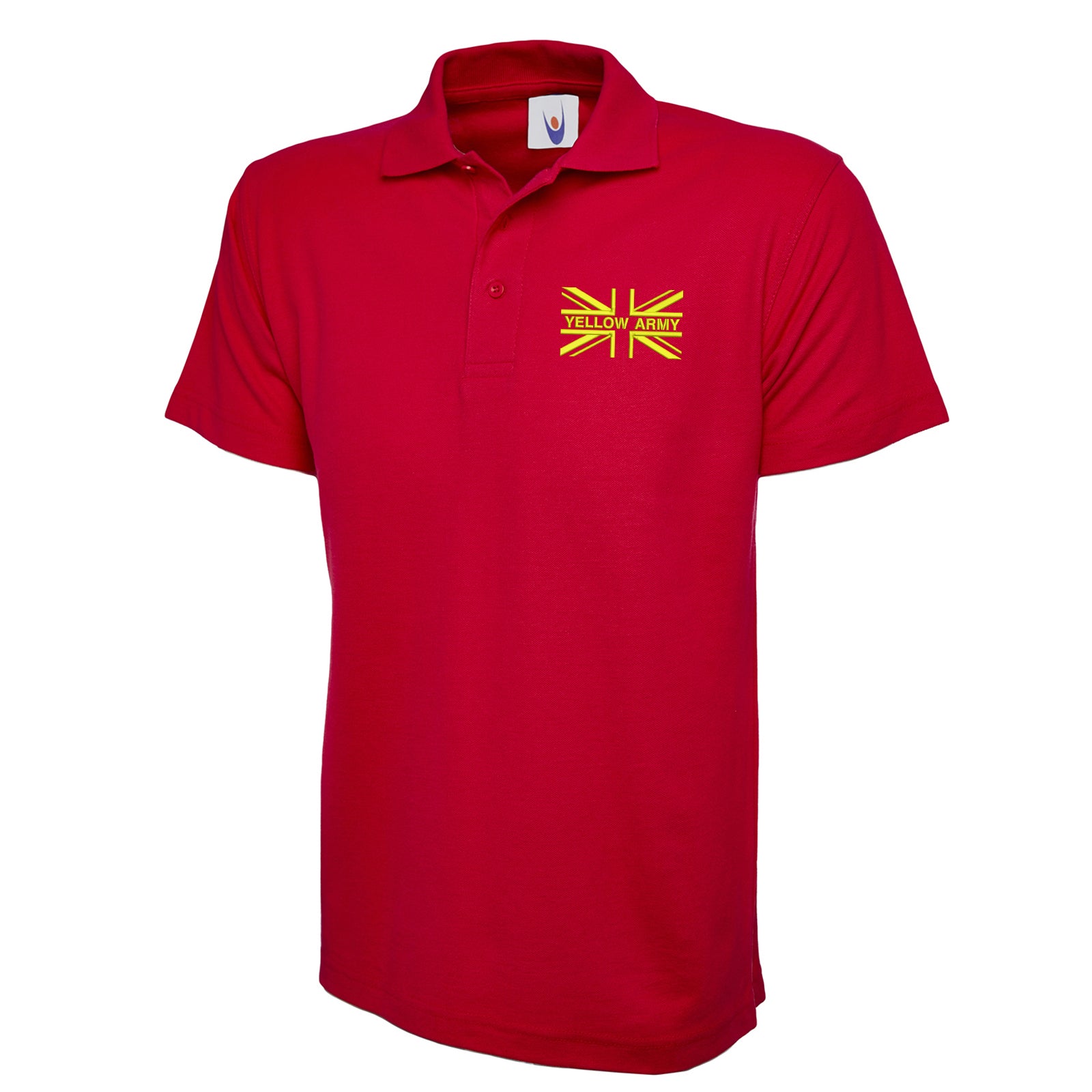 Yellow Army Union Jack Polo Shirt