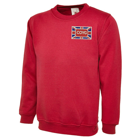 COYG Union Jack Embroidered Classic Sweatshirt