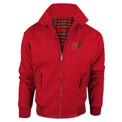 Retro Kettering Town Embroidered Classic Harrington Jacket