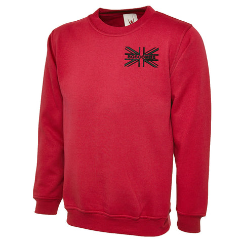 Boscombe Union Jack Embroidered Classic Sweatshirt