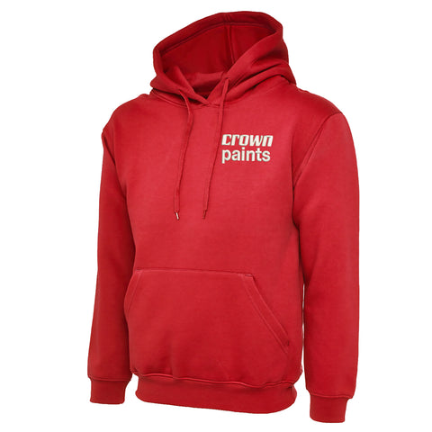 Retro Crown Paints Embroidered Classic Hoodie