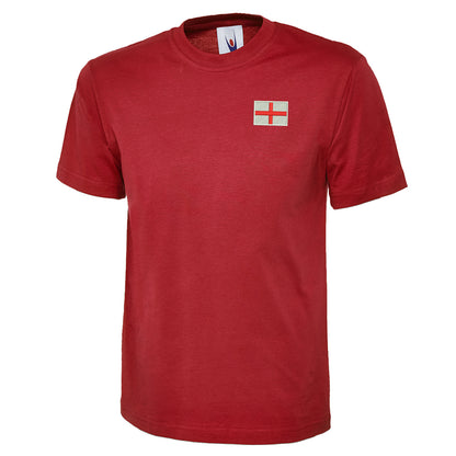 Flag of England Embroidered Classic T-Shirt