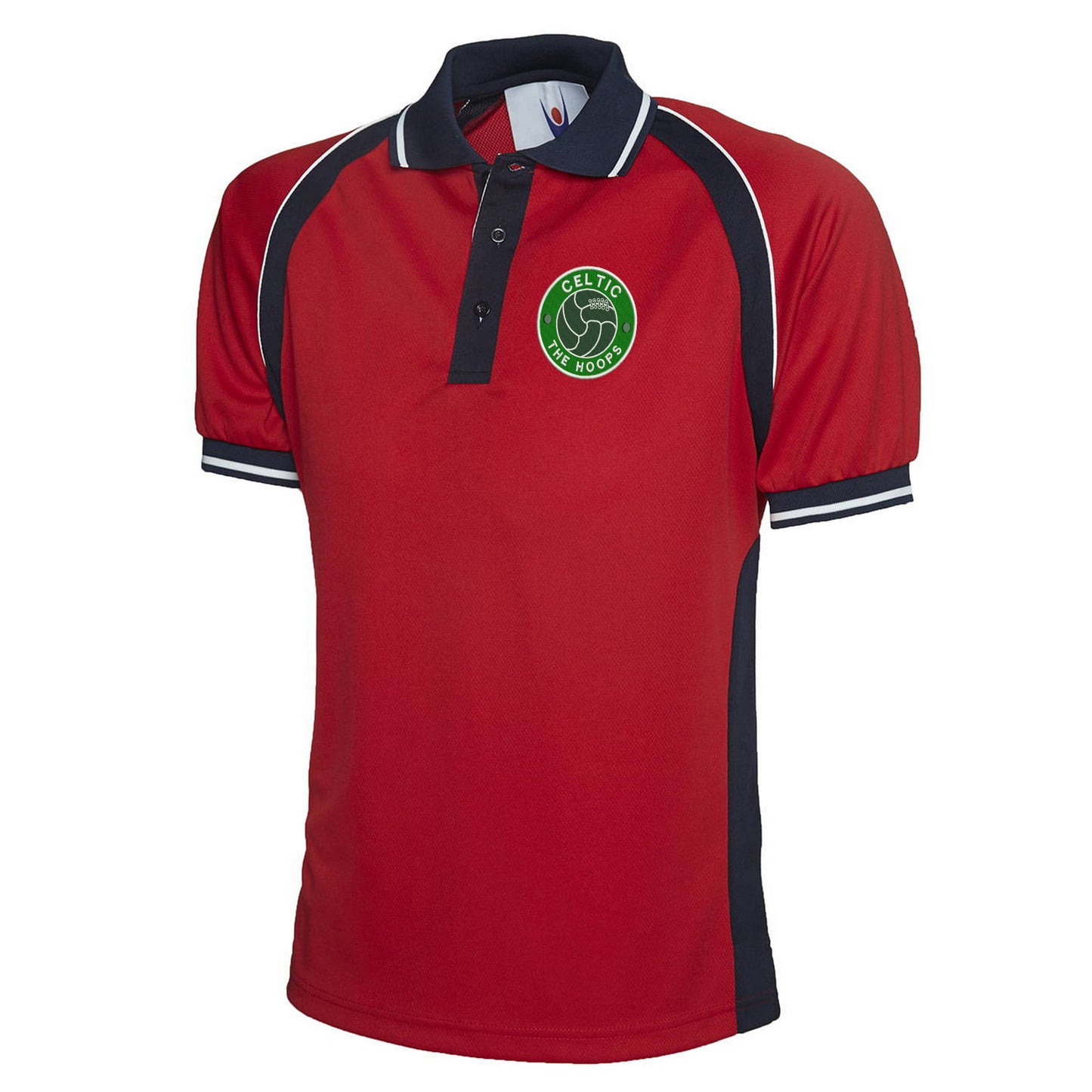 The Hoops Old School Ball Embroidered Sports Polo Shirt