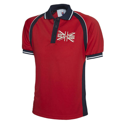 Blue Moon Rising Union Jack Sports Polo Shirt