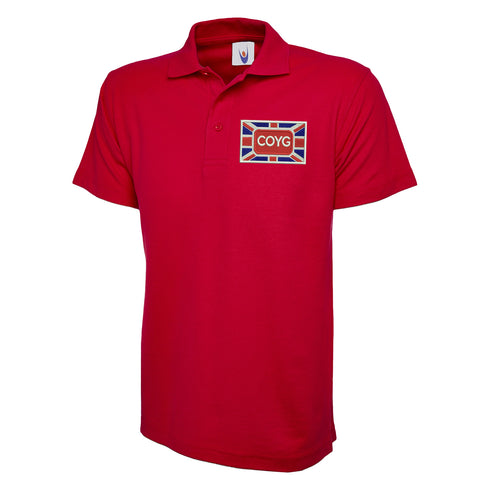 COYG Union Jack Embroidered Classic Polo Shirt