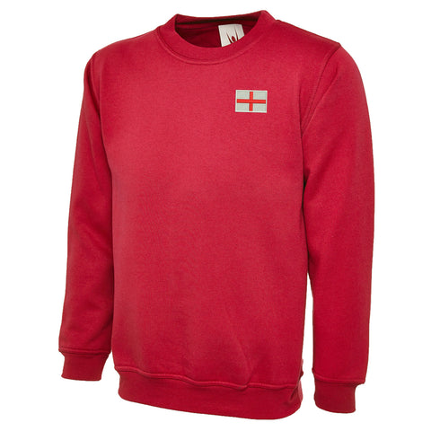 Flag of England Embroidered Classic Sweatshirt