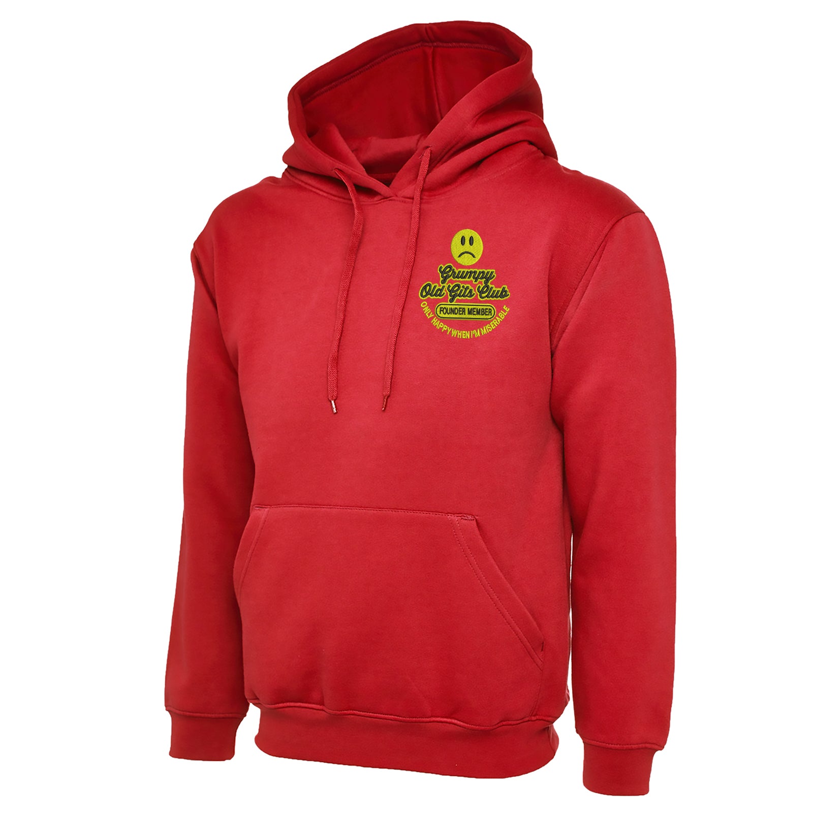 Grumpy Old Gits Club Founder Member Embroidered Hoodie