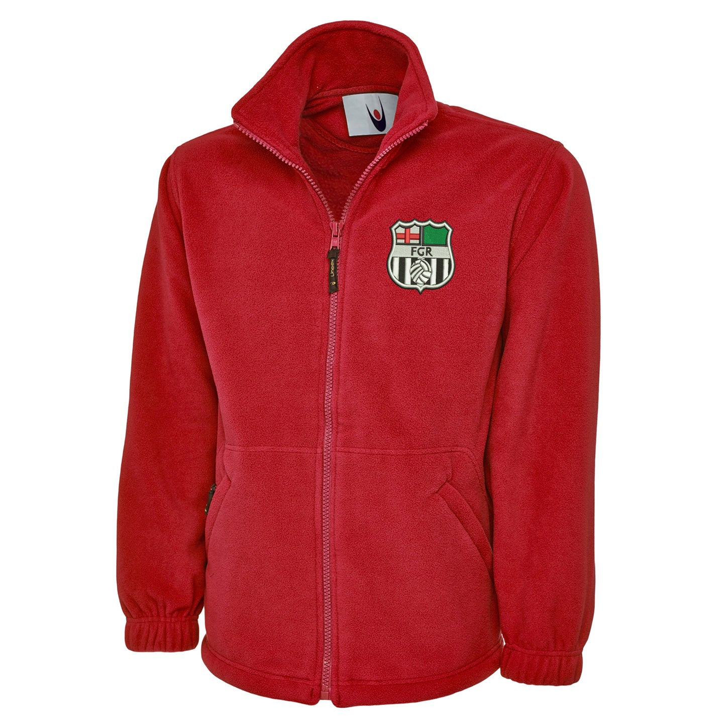 Retro Forest Green 1975 Embroidered Premium Fleece Jacket