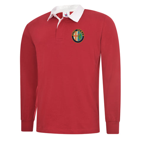 Alfa Romeo Logo Golden Rugby Shirt