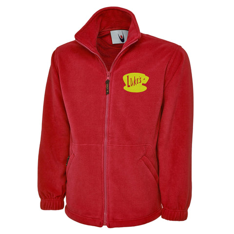 Gilmore Girls Luke's Diner Embroidered Premium Fleece Jacket