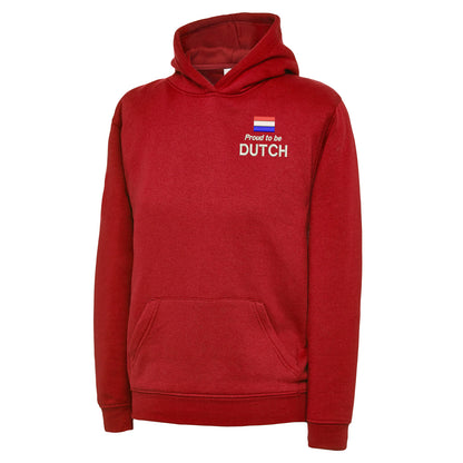 Proud to be Dutch Embroidered Children's Hoodie