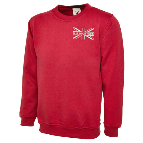 Blue Moon Rising Union Jack Sweatshirt