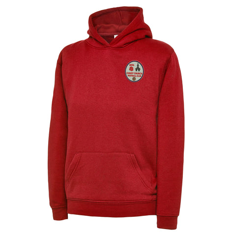 Retro Christ Church FC Embroidered Children's Hoodie