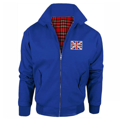 Bath Union Jack Embroidered Classic Harrington Jacket