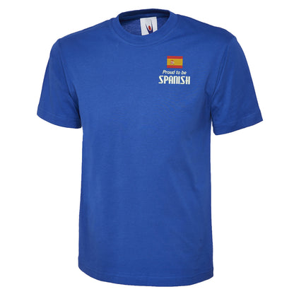 Proud to be Spanish Embroidered Classic T-Shirt