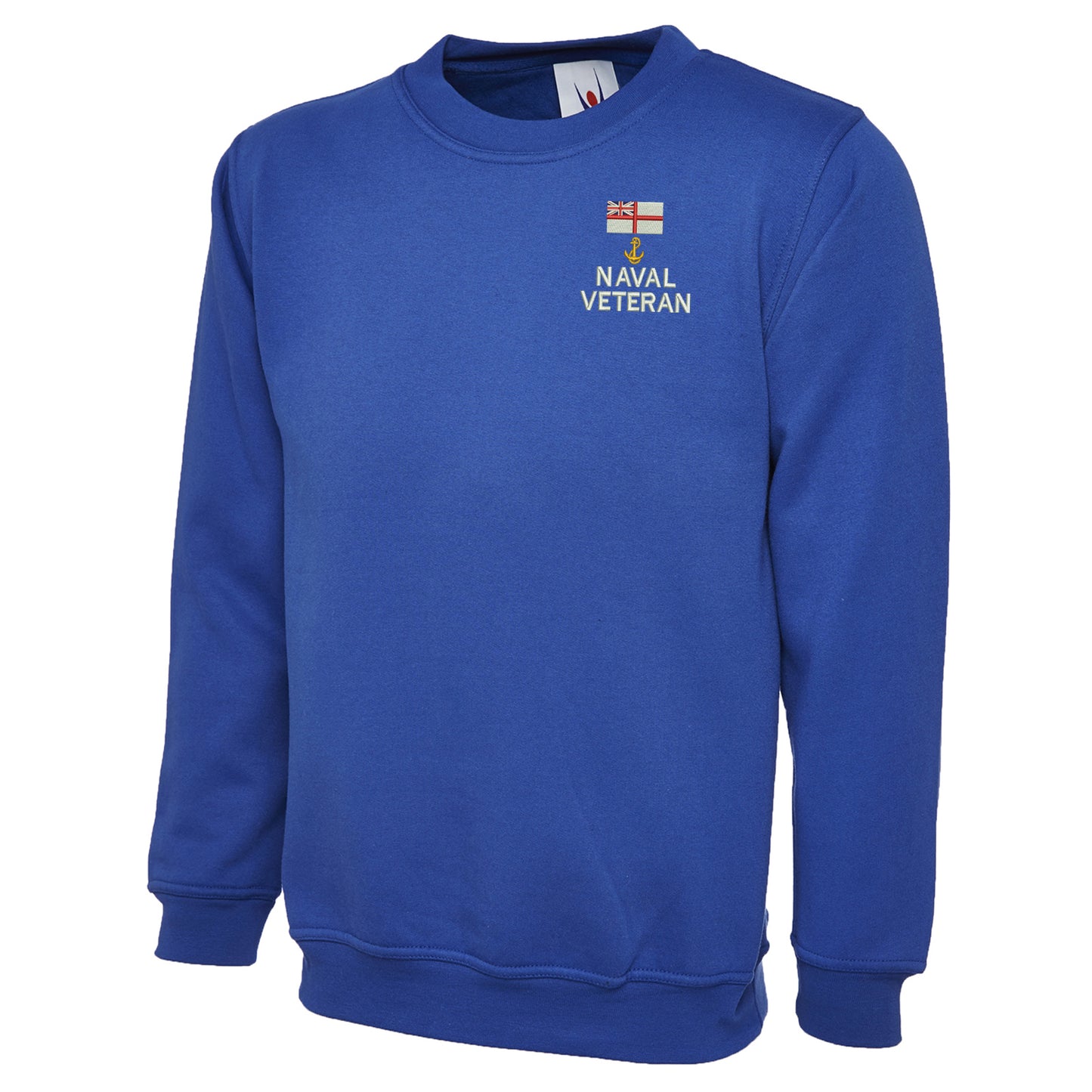 White Ensign Naval Anchor Veteran Sweatshirt