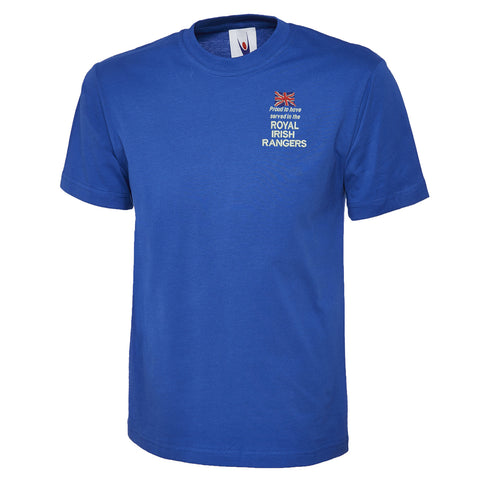 Proud to Have Served in The Royal Irish Rangers Embroidered Classic T-Shirt