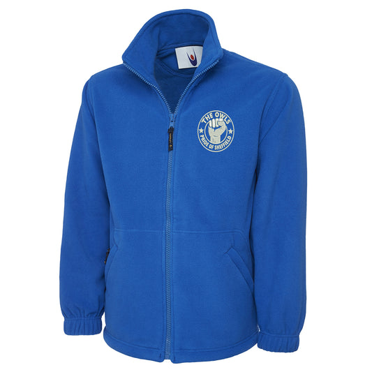 The Owls Pride of Sheffield Embroidered Premium Fleece Jacket